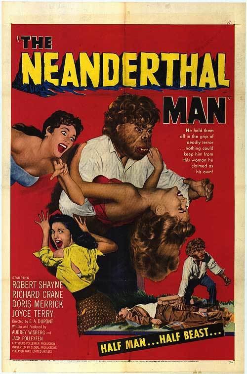The Neanderthal Man Neanderthal Man movie posters at movie poster warehouse moviepostercom