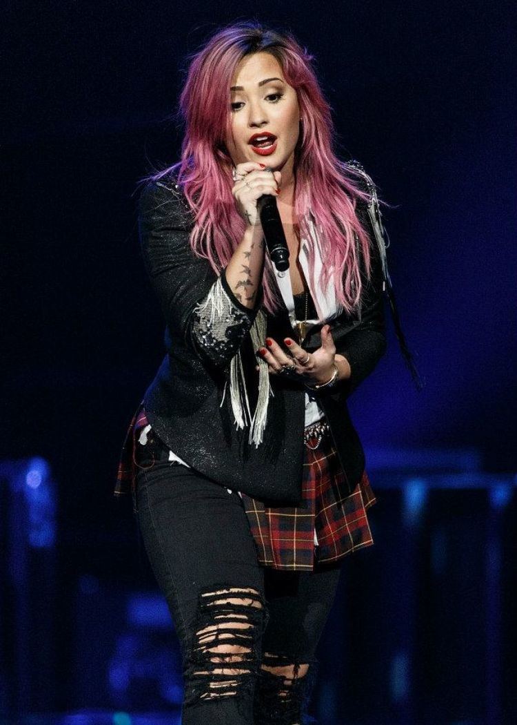 The Neon Lights Tour DEMI LOVATO at The Neon Lights Tour Opening Concert in Vancouver