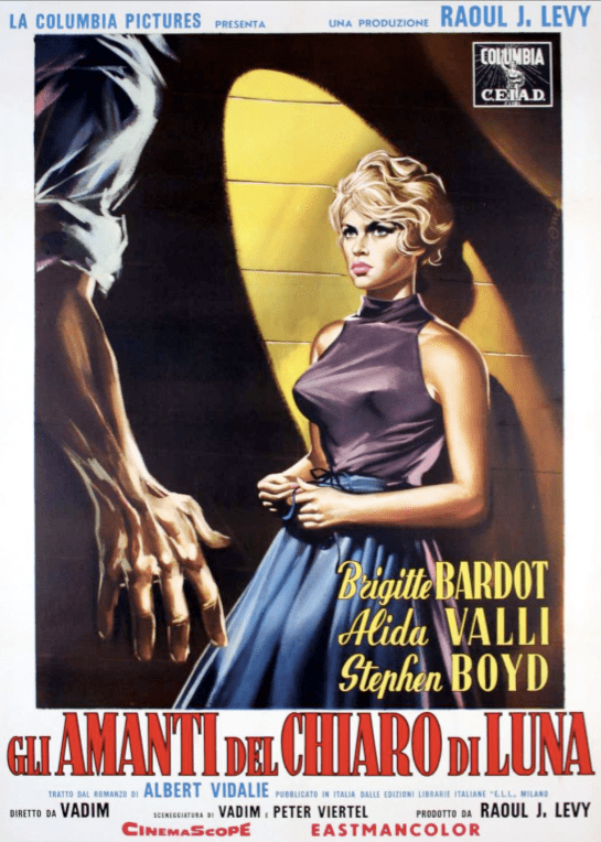 The Night Heaven Fell the night heaven fell italian poster bardot symeoni Movie Poster