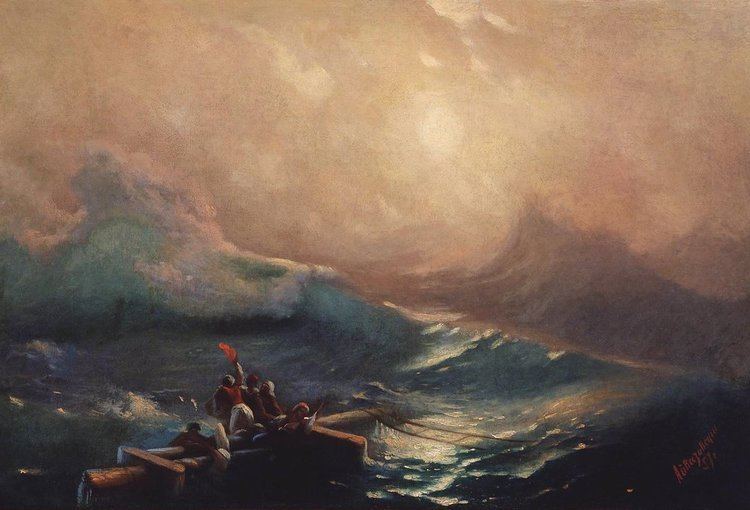 The Ninth Wave The Ninth Wave Study 1857 Ivan Aivazovsky WikiArtorg