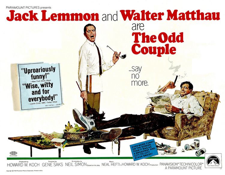 The Odd Couple (film) Jack Lemmon The Odd Couple 1968 Play it Again Dan