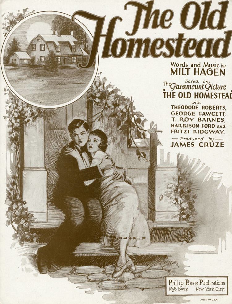 The Old Homestead (1922 film) FileSheet music cover THE OLD HOMESTEAD 1922jpg Wikimedia