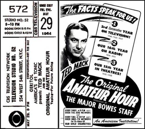 The Original Amateur Hour Dan Britton Pierce Arrow Theater