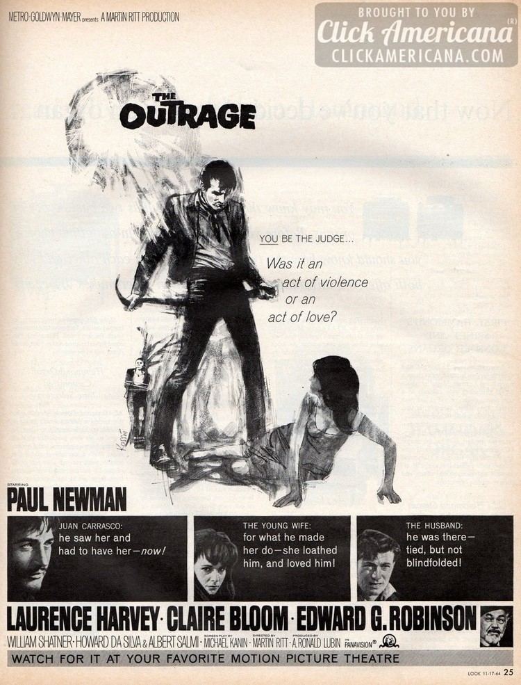 The Outrage Paul Newman in quotThe Outragequot 1964 Click Americana