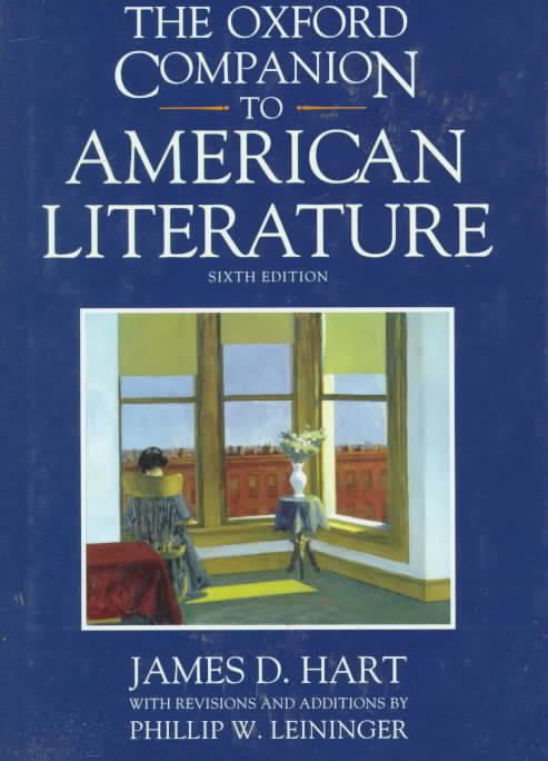 The Oxford Companion to American Literature t2gstaticcomimagesqtbnANd9GcSeZheEiH0pG2OAF