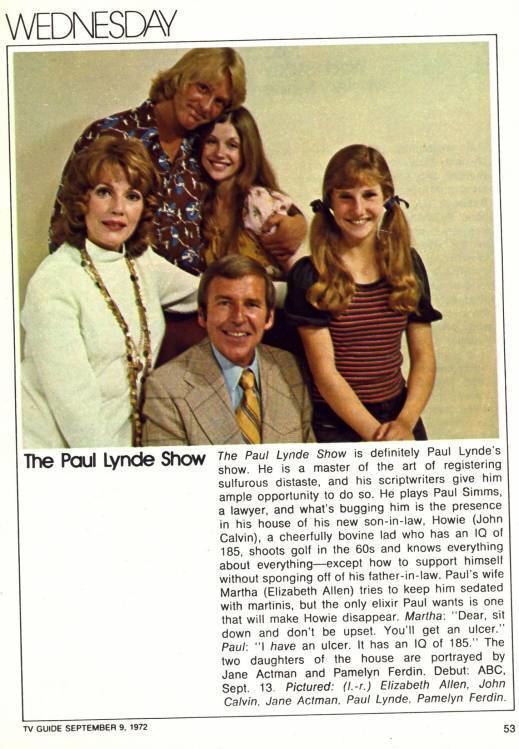 The Paul Lynde Show Uncle Arthur Plays House A Look at THE PAUL LYNDE SHOW THAT39S