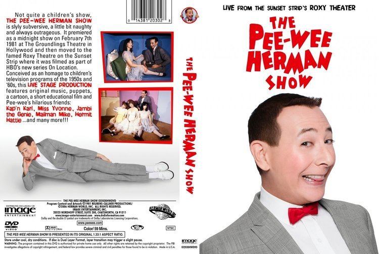 The Pee-wee Herman Show The Pee Wee Herman Show Dvd Covers and Labels