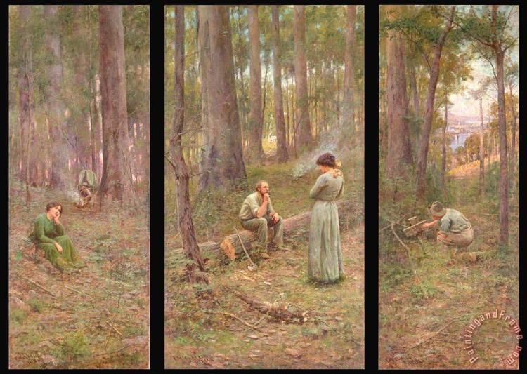 The Pioneer (painting) Frederick Mccubbin The Pioneer painting The Pioneer print for sale