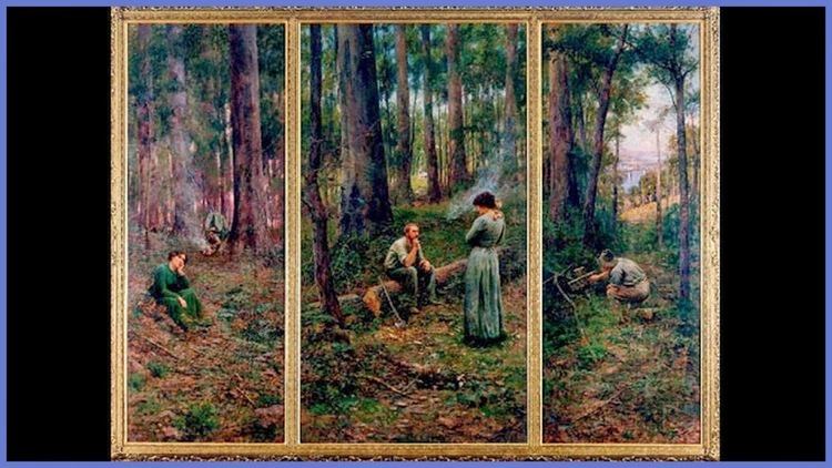 The Pioneer (painting) Re Train Your Brain To Happiness Cleaned Frederick McCubbin