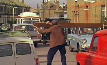 The Plank (1967 film) Ford Anglia 105E Movie The Plank 1967