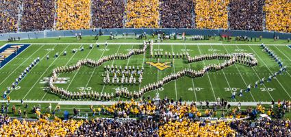 The Pride of West Virginia WVU Marching Band Home