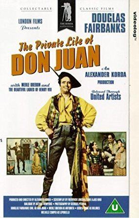 The Private Life of Don Juan The Private Life Of Don Juan VHS 1934 Douglas Fairbanks Merle