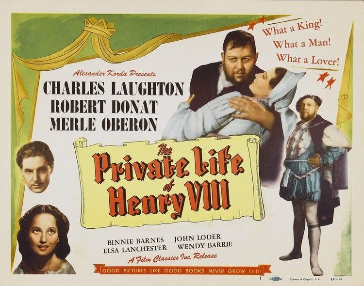 The Private Life of Henry VIII The Private Life of Henry VIII 1933 Alexander Korda YouTube