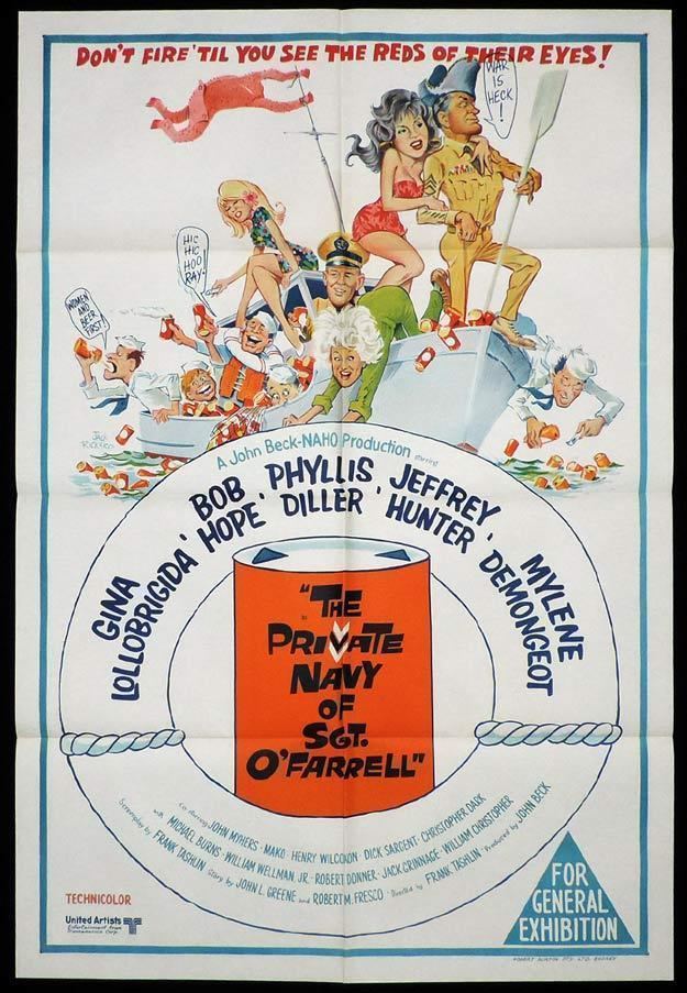 The Private Navy of Sgt. O'Farrell PRIVATE NAVY OF SGT OFARRELL One sheet Movie poster Bob Hope