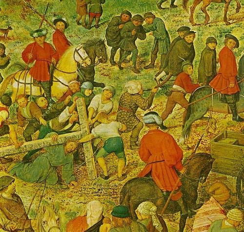 The Procession to Calvary (Bruegel) Bruegel the Elder The Procession to Calvary detail 1