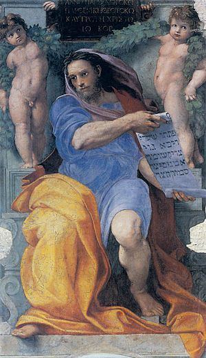 The Prophet Isaiah (Raphael) httpsuploadwikimediaorgwikipediacommonsthu