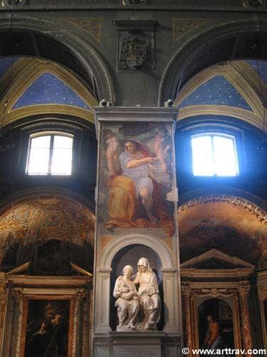 The Prophet Isaiah (Raphael) Caravaggio in churches in Rome ArtTravArtTrav