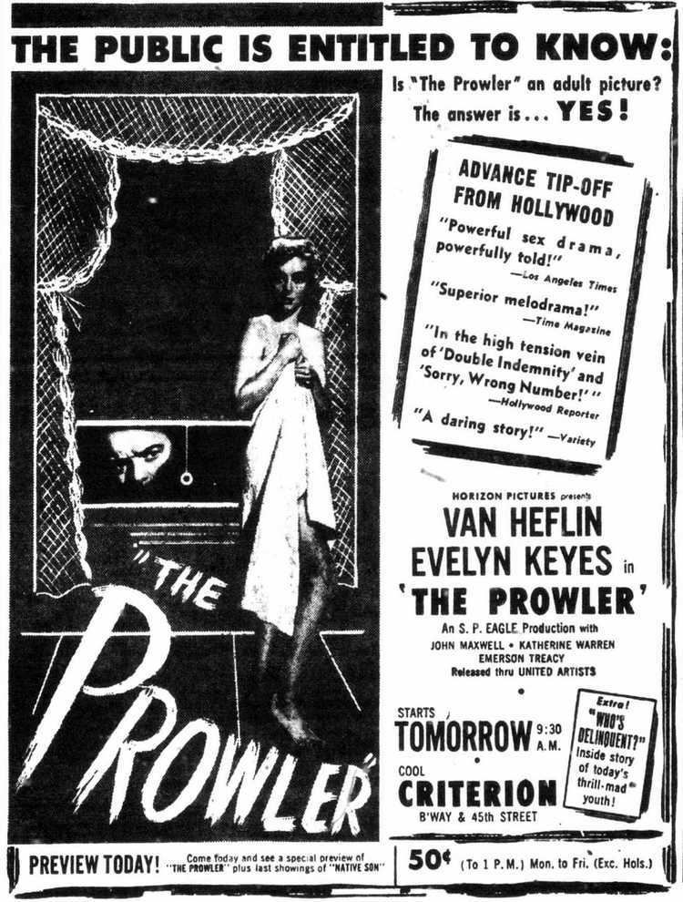 The Prowler (1951 film) The Prowler 1951 Joseph Losey Twenty Four Frames