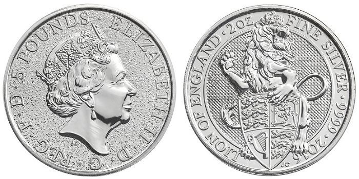 The Queen's Beasts UK Features Queen39s Beasts Theme on New Gold and Silver Bullion