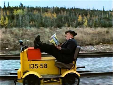 The Railrodder Buster Keaton in The Railrodder 1965 YouTube