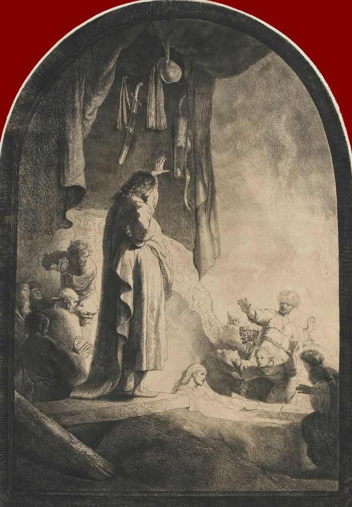 The Raising of Lazarus (Rembrandt) Harmensz van Rijn The Raising of Lazarus 1632
