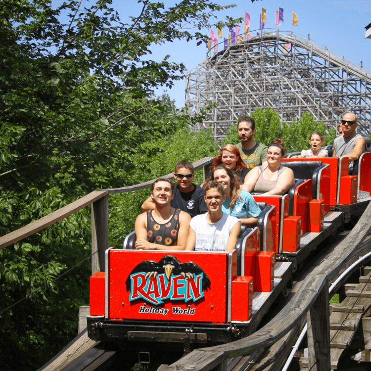 The Raven (roller coaster) The Raven Roller Coaster Holiday World amp Splashin Safari