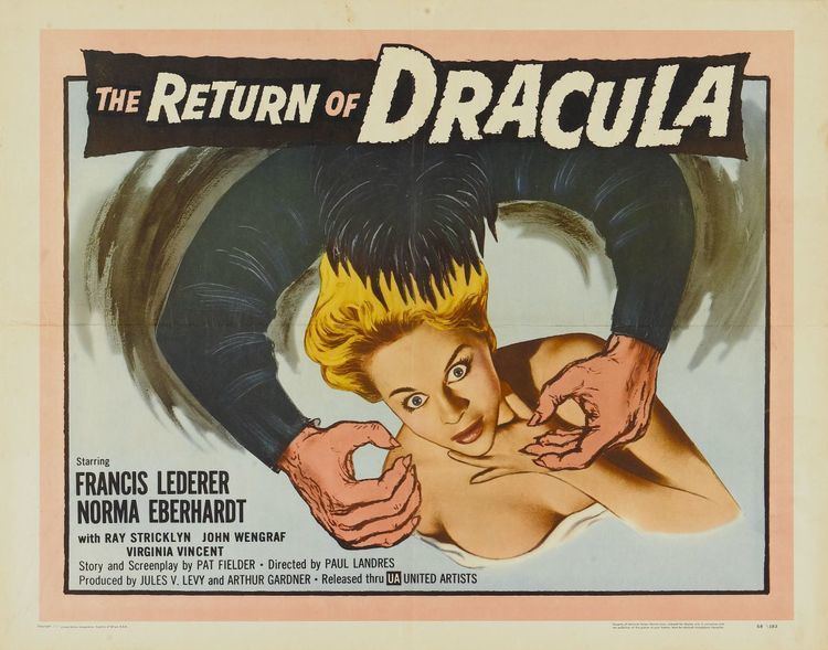 The Return of Dracula The Return of Dracula USA 1958 HORRORPEDIA
