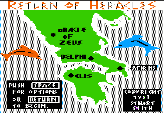 The Return of Heracles The CRPG Addict Game 153 The Return of Heracles 1983