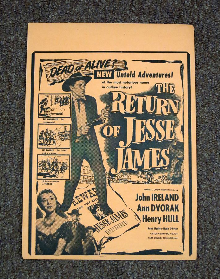 The RETURN Of JESSE JAMES New Untold Adventures of the Most