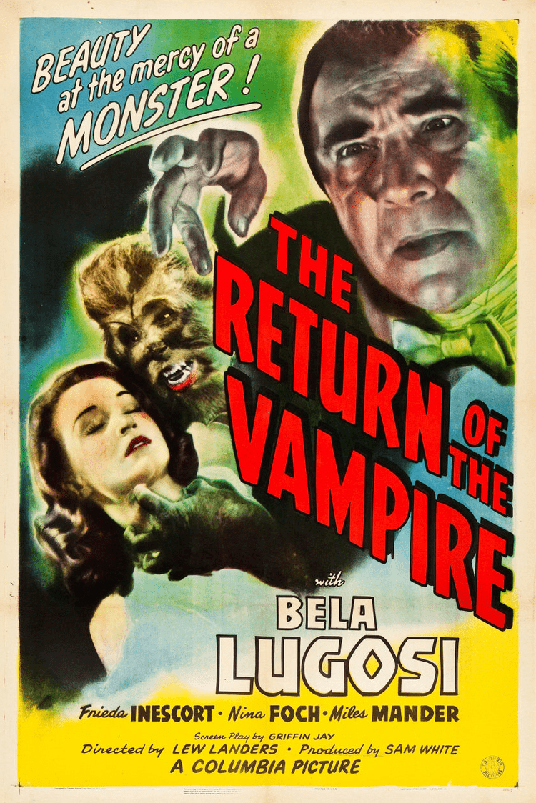 The Return of the Vampire The Return Of The Vampire Columbia Pictures 1944 The Bela