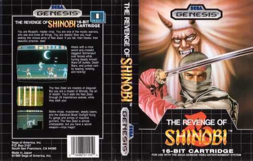 The Revenge of Shinobi Game The Revenge of Shinobi Sega Genesis 1989 Sega OC ReMix