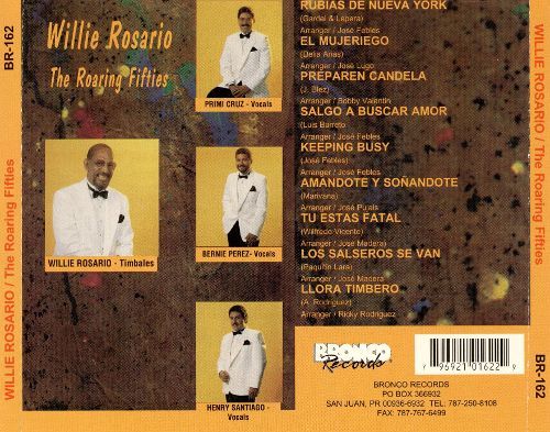 The Roaring Fifties The Roaring Fifties Willie Rosario Songs Reviews Credits