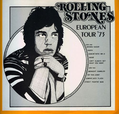 The Rolling Stones European Tour 1973 Bedspring Symphony Vinyl LPs