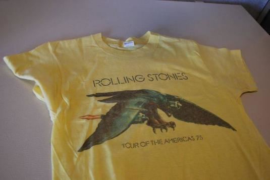 The Rolling Stones' Tour of the Americas '75 VtgThe Rolling Stones39 Tour of the Americas 3975 Tshirt