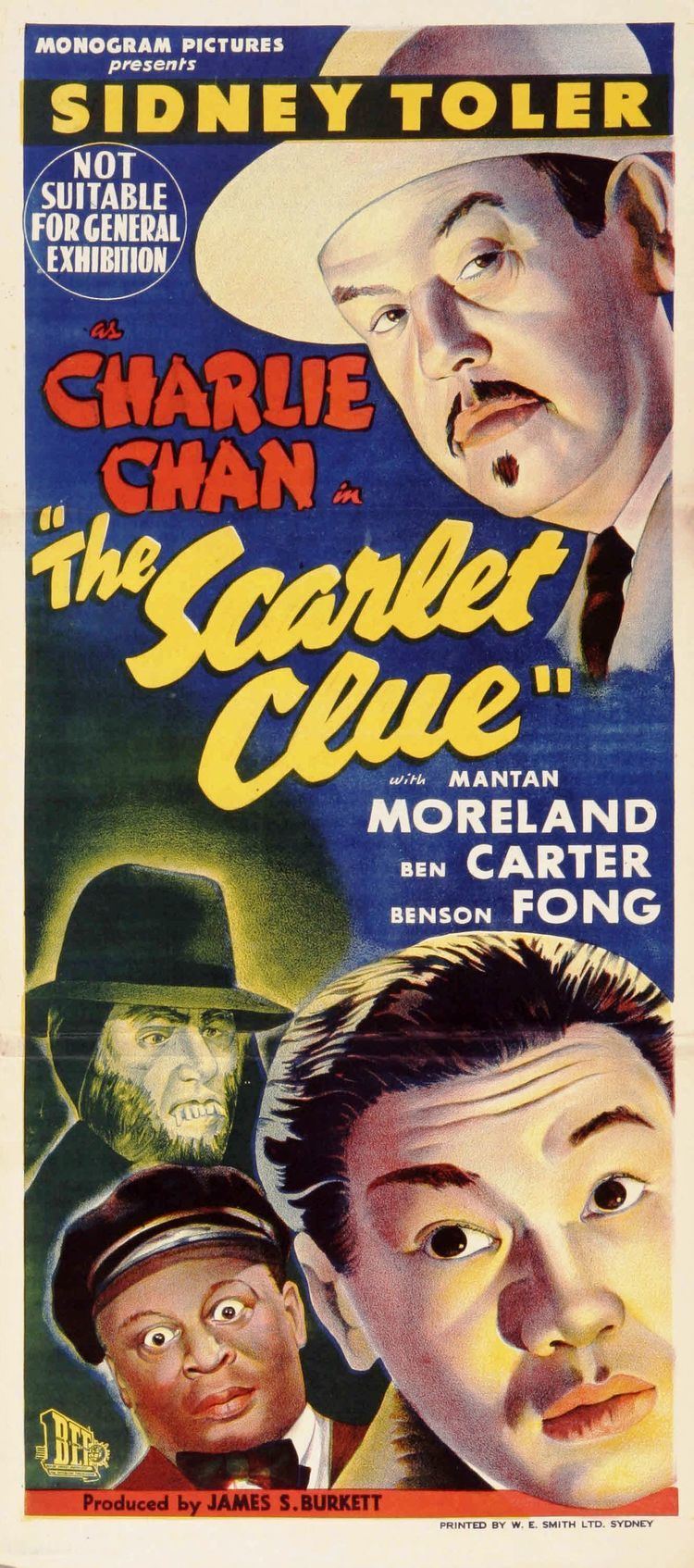 The Scarlet Clue Poster for The Scarlet Clue 1945 USA Wrong Side of the Art