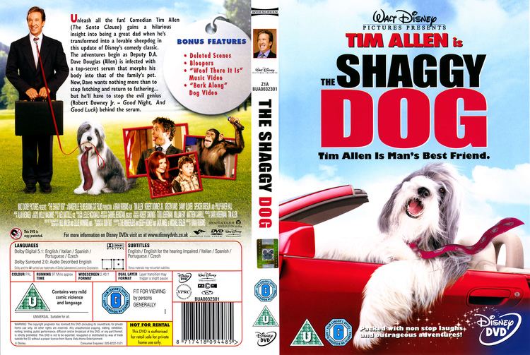 The Shaggy Dog (2006 film) The Shaggy Dog 2006 R2 Movie DVD CD Label DVD Cover Front Cover