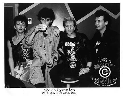 The Shakin' Pyramids Rebel Rebelle Punks and Provocateurs Photo Exhibit Caf Fifties