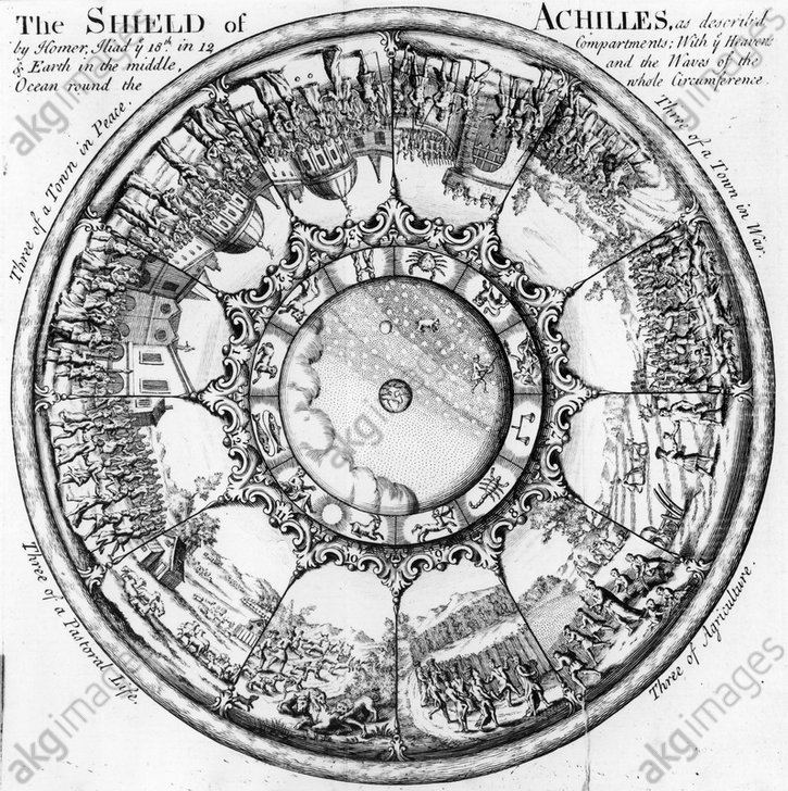 The Shield of Achilles akgimages The Shield of Achilles as described by Homer