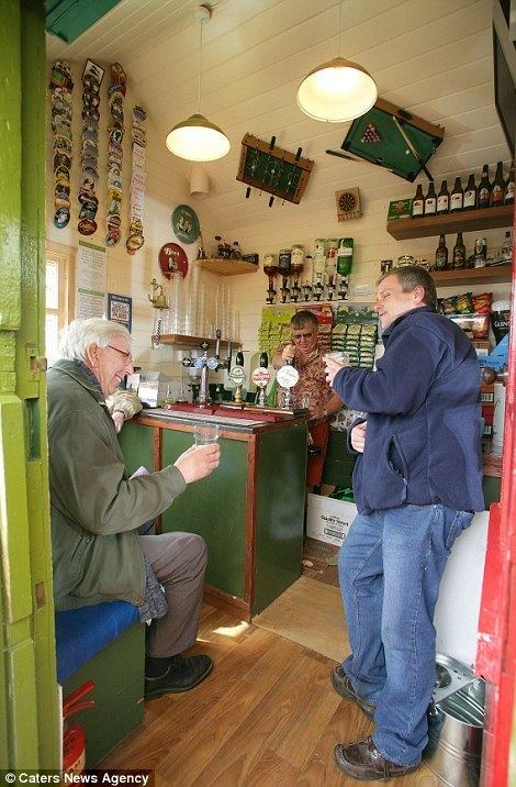 The Signal Box Inn Smallest pub in the world Cleethorpes39 The Signal Box Inn reopens