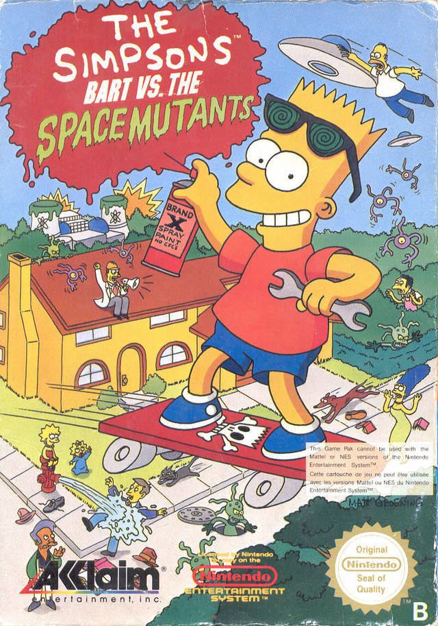 The Simpsons: Bart vs. the Space Mutants The Simpsons Bart vs the Space Mutants Box Shot for NES GameFAQs
