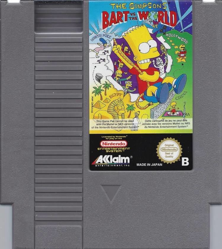 The Simpsons: Bart vs. the World THE SIMPSONS BART VS THE WORLD for Nintendo NES Passion For Games