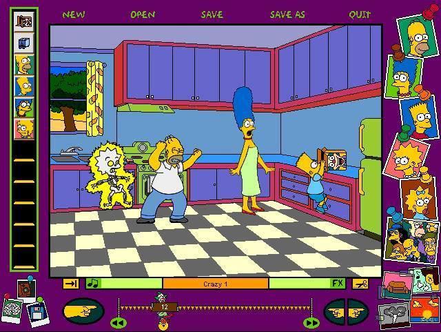 The Simpsons: Cartoon Studio The Simpsons Cartoon Studio User Screenshot 1 for PC GameFAQs