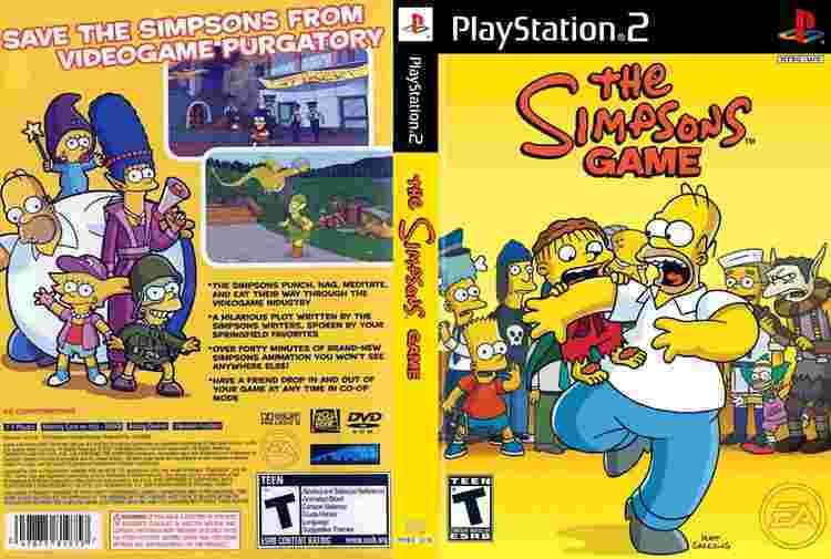 The Simpsons Game Simpsons Game The USA ISO lt PS2 ISOs Emuparadise