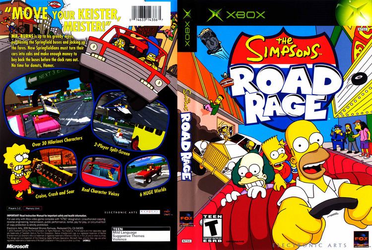 The Simpsons: Road Rage The Simpsons Road Rage Cover Download Microsoft Xbox Covers The