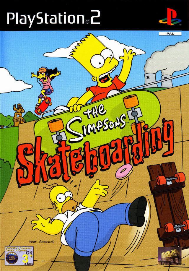 The Simpsons Skateboarding The Simpsons Skateboarding Box Shot for PlayStation 2 GameFAQs