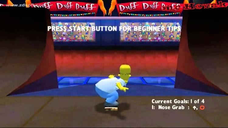 The Simpsons Skateboarding The Simpsons Skateboarding Playstation 2 gameplay YouTube