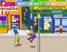 The Simpsons (video game) Play Simpsons The Coin Op Arcade online Play retro games online