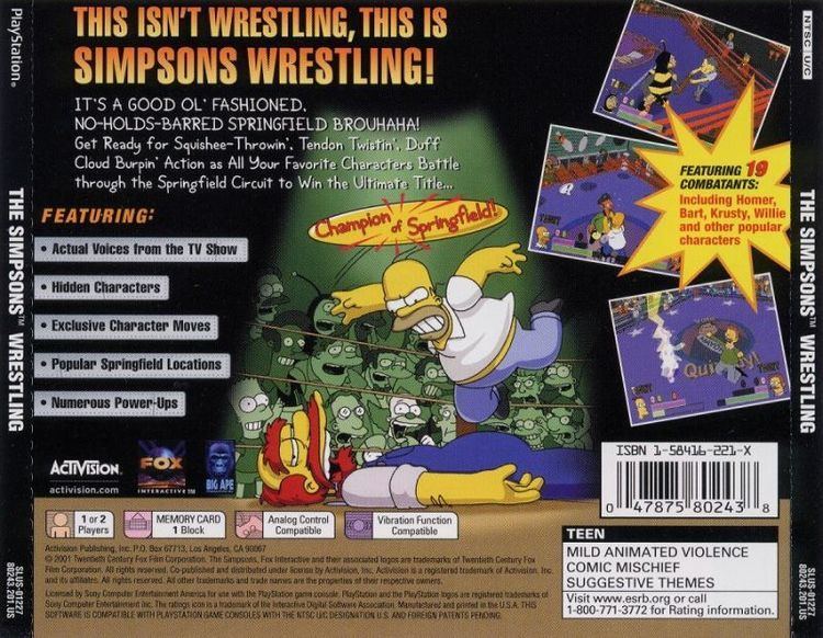 the simpsons wrestling ps1