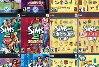 the sims 2 expansion packs in order