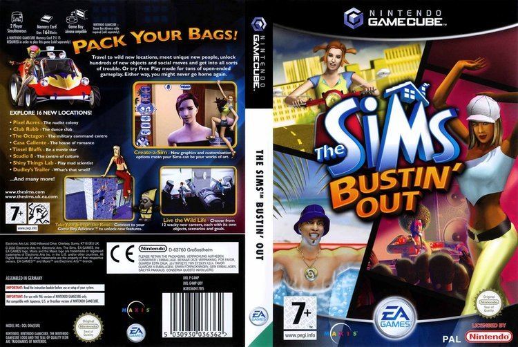 the sims bustin out ps2 move sim